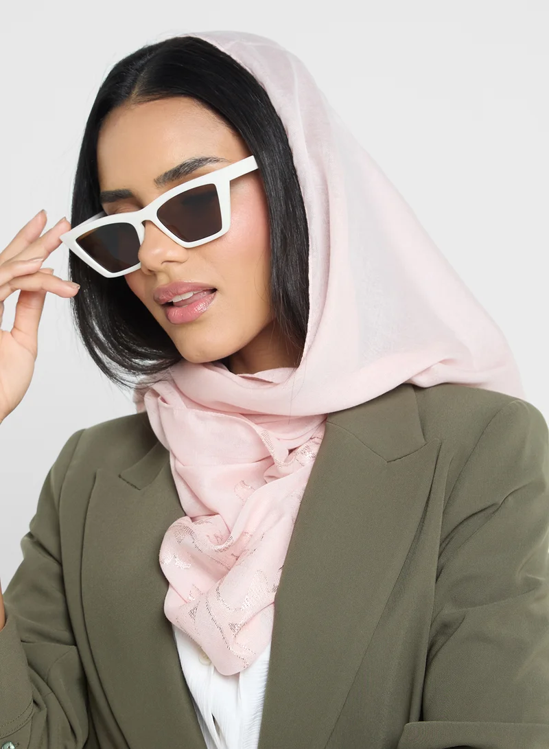 جس Flower Printed Scarf