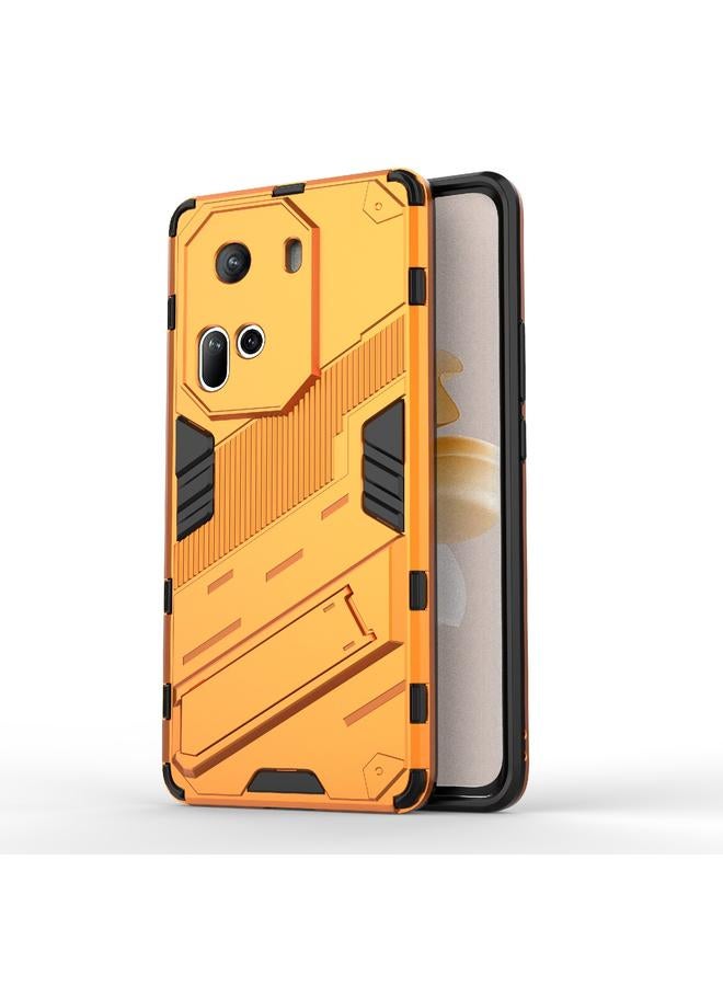 S-TOP Case For OPPO Reno11 5G Global Punk Armor 2 in 1 PC + TPU Phone Case with Holder - Image 1