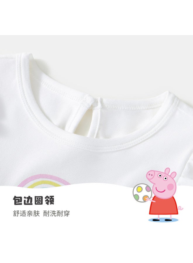 Peppa Pig summer 2025 Girls' Thin Rainbow Mesh Sleeveless Dress For Infants And Toddlers - Image 5
