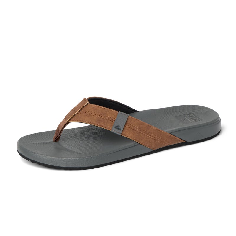 REEF Mens Cushion Phantom Flip Flop, Ultra Soft Cushion Footbed, Tan/Grey, 10 - Image 1