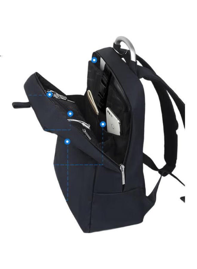 Lexon 14-Inch Laptop Backpack For Men, Water-Resistant Business Commuter Notebook Bag, Lightweight Student Schoolbag Gift - Image 3