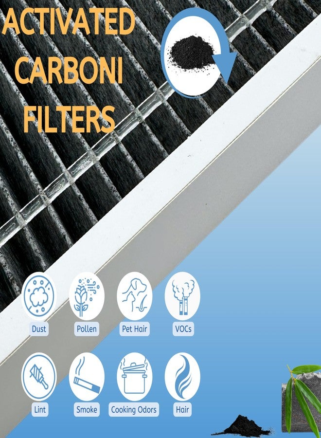 Nispira F1 C01 T02 Carbon Odor Reduction HEPA Filter Replacement For 3M Filtrete Room Air Purifier FAP-C01-F1, FAP-T02-F1, FAPF-F1-O, FAP-C01BA-G1, FAP-T02WA-G1, FAP-ST02W, FAP-ST02N 4 Packs - Image 5
