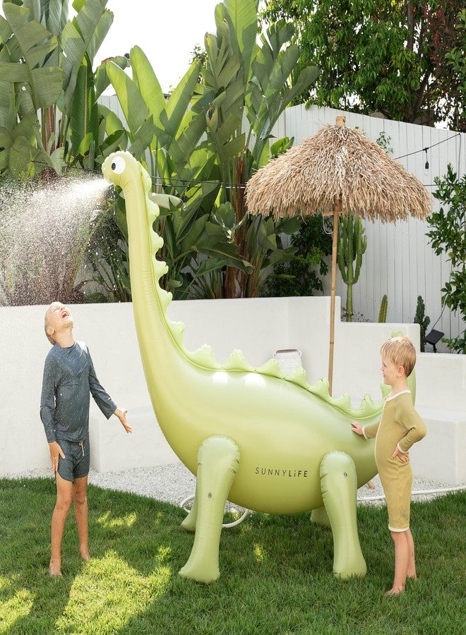 Sunnylife Inflatable Giant Green Dinosaur Sprinkler - Image 2