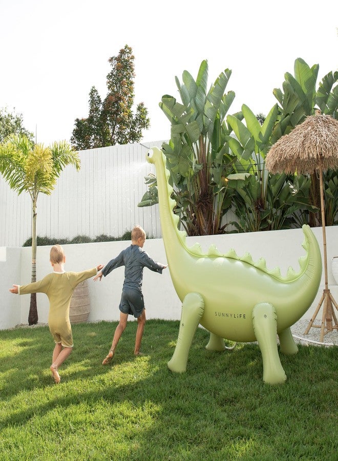 Sunnylife Inflatable Giant Green Dinosaur Sprinkler - Image 3
