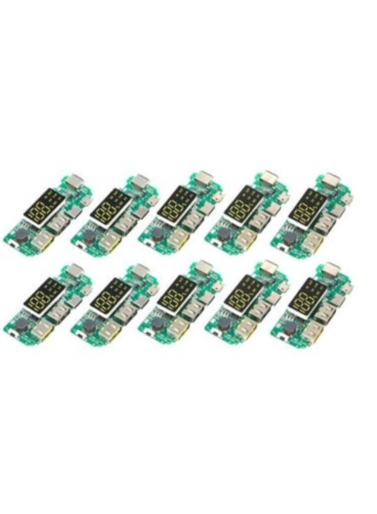 LOULUEN 10-Piece Lithium Battery Protection Board Power Supply Module For Power Bank