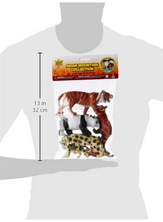 Wild Republic حقيبة بولي من وايلد ريبابليك جبال آسيا، هدايا للأطفال، ألعاب تعليمية، 6 قطع - Image 3