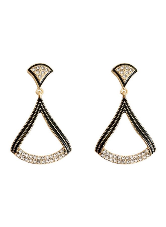J&J S925 Sterling Silver Stone Studded Dangle Earrings - Image 1