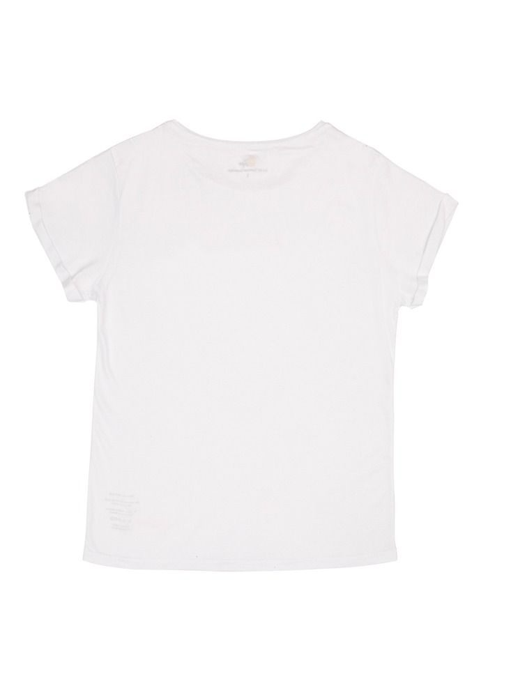 بيج ديزاين تي شيرت نسائي بأحجام مختلفة تصميم مخصص أبيض - Image 2