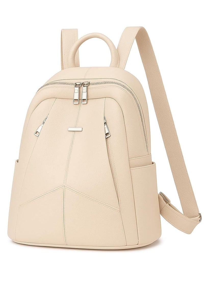 TrueArch Anti-Theft Cross Leather Backpack & Purse for Women | Shoulder Bag for Women and Girls | College Bag for Girls | Multipurpose Travel Bag | Durable | Convertible - Image 1