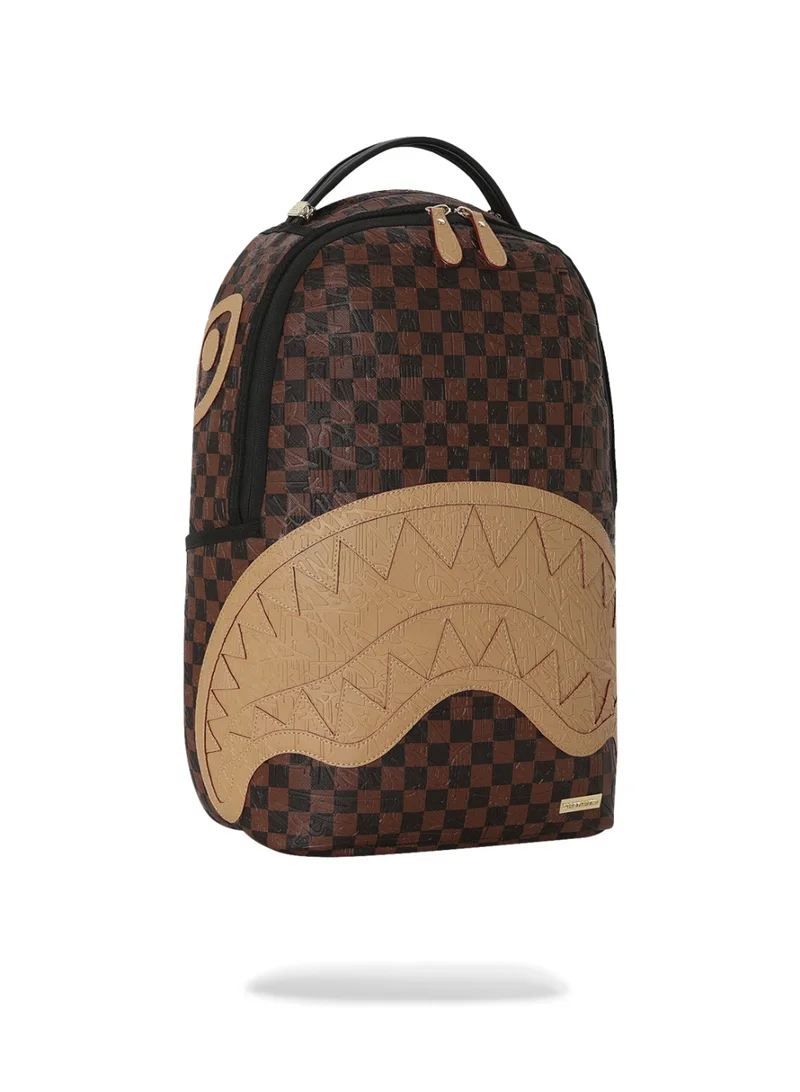 سبراي جراوند EMBOSSED CHECK BROWN DLXSV BACKPACK