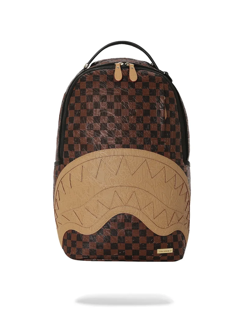 سبراي جراوند EMBOSSED CHECK BROWN DLXSV BACKPACK