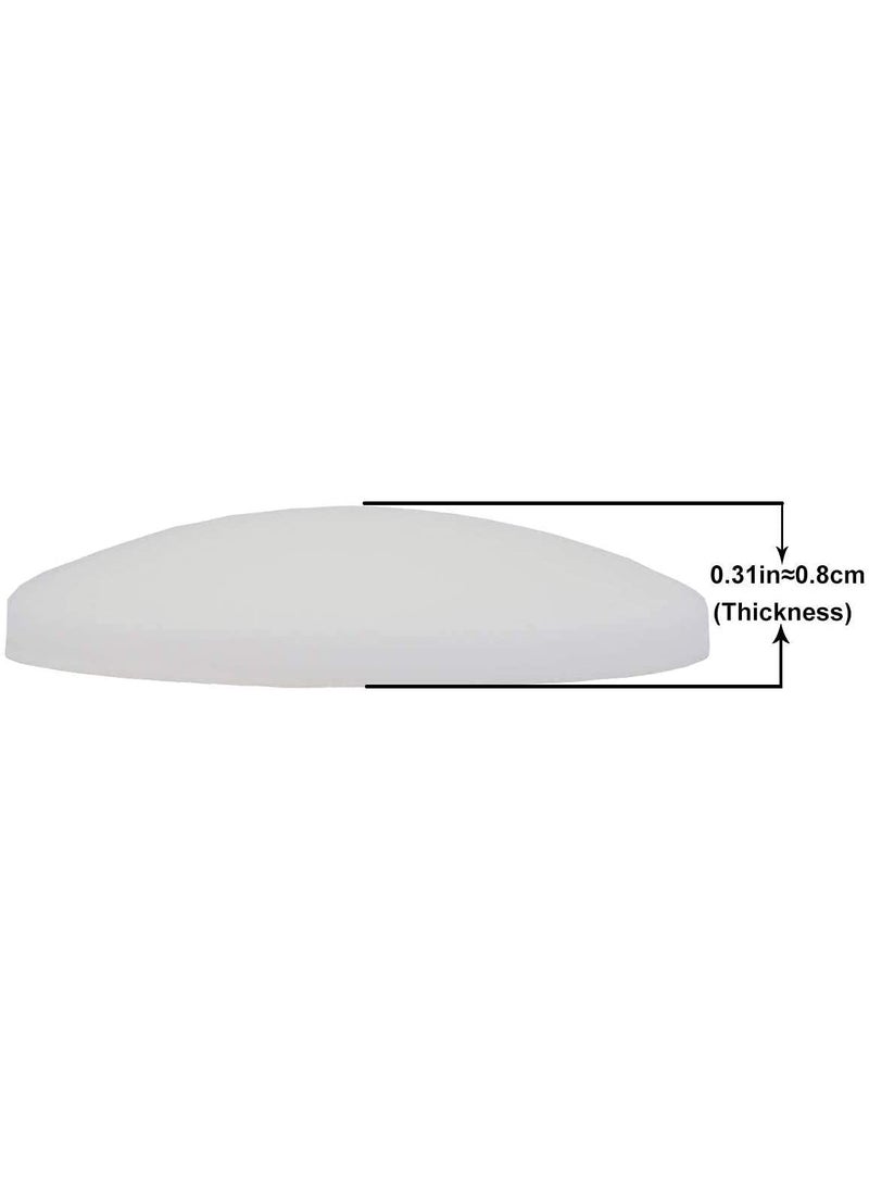 KolorFish KolorFish Door Knob Wall Shield 12Pcs Transparent Round Soft Rubber Wall Protector Self Adhesive Door Handle Bumper  - Image 4