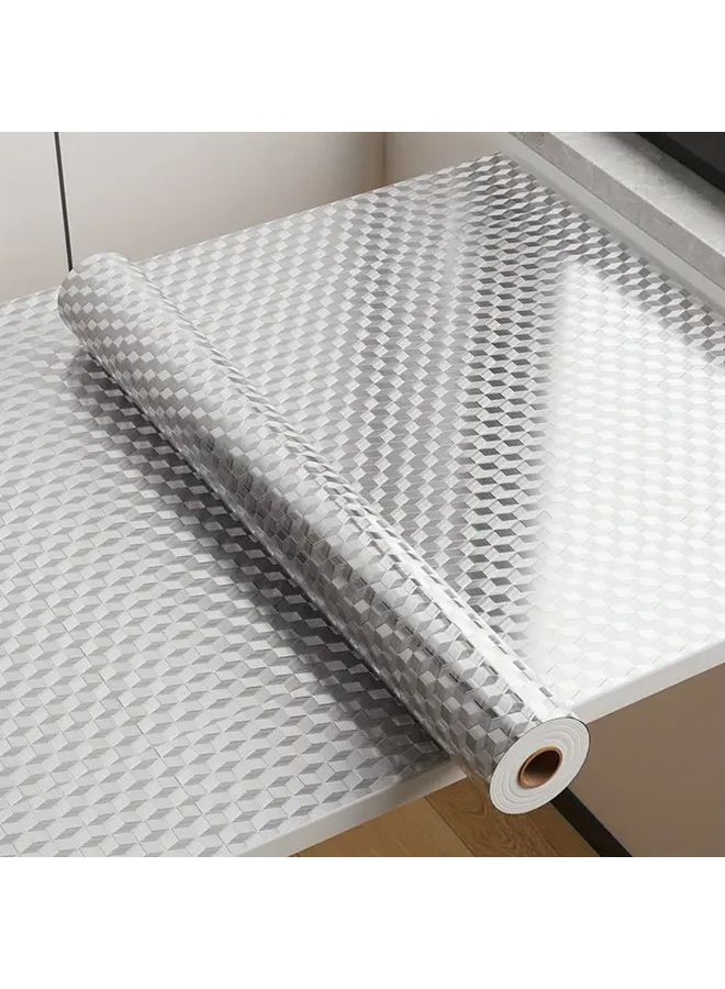 Brushed Cherry 196.85 Inch Self Adhesive Waterproof Oil Proof Kitchen Cabinet Wallpaper - Image 4