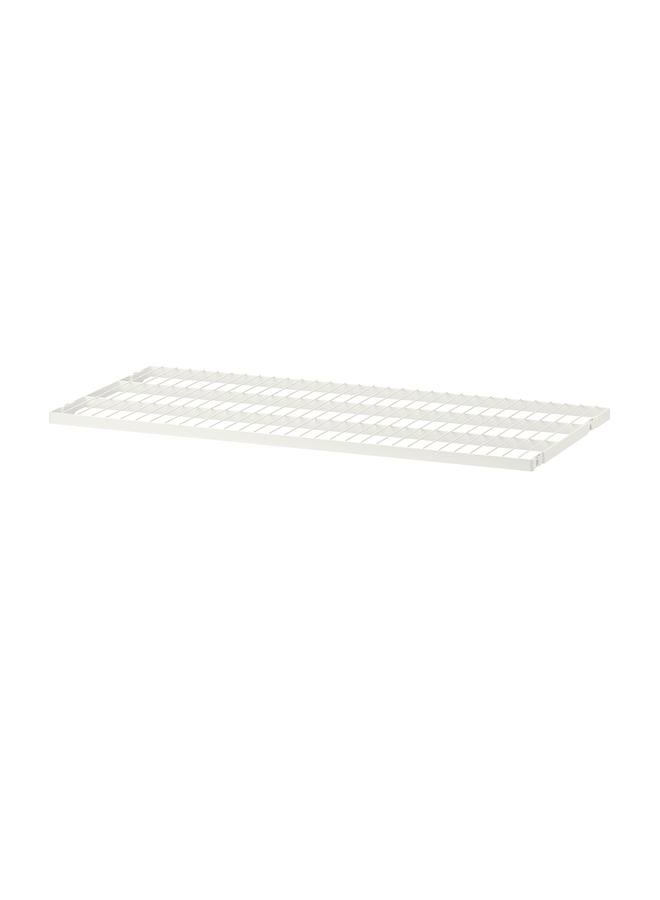 Zaboon Wire Shelf, White, 80X40 Cm - Image 1