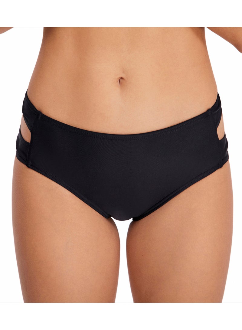 Loquat Conservative Pleated Women's Briefs Solid Color Swimming  - Image 2