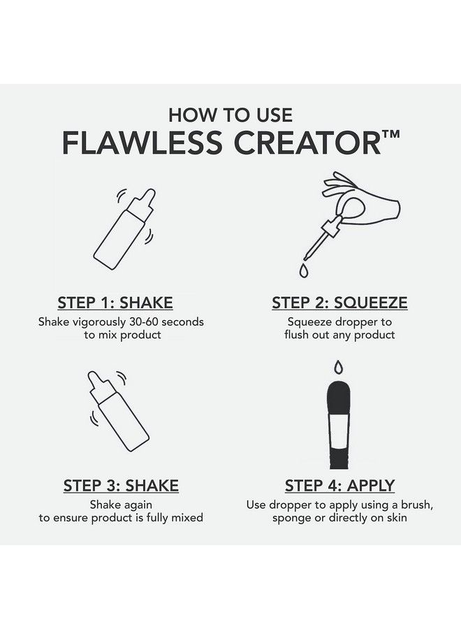 Dermablend Flawless Creator Lightweight Foundation  Multi Use Liquid Pigments  Oz30 Ml 0N 1 Count - Image 5