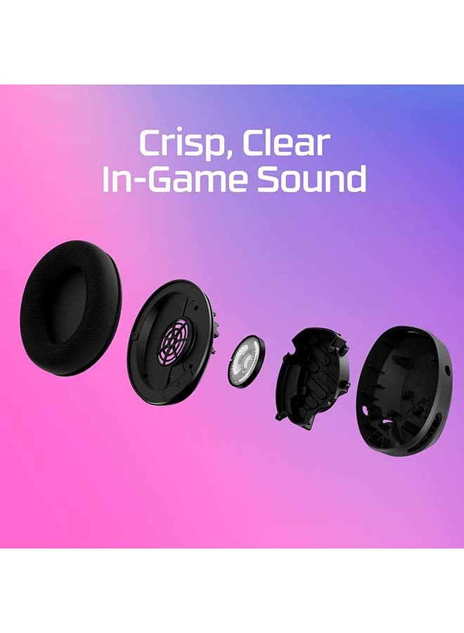 HyperX Cloud Stinger 2 Core Gaming Headset, 40mm Dynamic Drivers, X Headphone Spatial Audio,10 Hz -25 kHz Freq, Crisp, Clear In-Game Sound, Onboard Audio Controls, Black | 683L9AA - Image 4