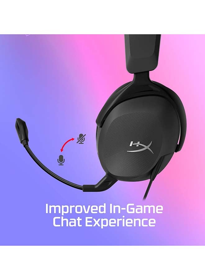 HyperX Cloud Stinger 2 Core Gaming Headset, 40mm Dynamic Drivers, X Headphone Spatial Audio,10 Hz -25 kHz Freq, Crisp, Clear In-Game Sound, Onboard Audio Controls, Black | 683L9AA - Image 5