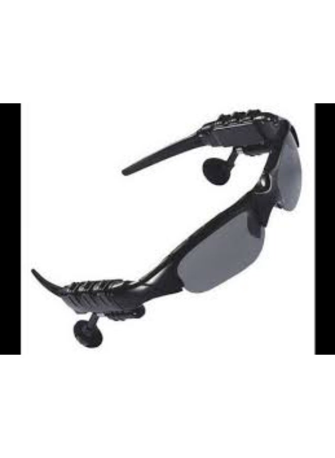 Sunshade Bluetooth Sporty Earphones Sunglasses Black - Image 1