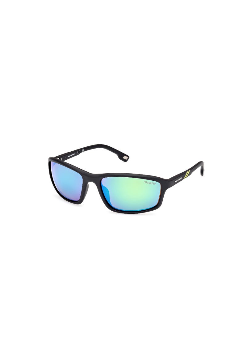 SKECHERS Plastic Rectangular Full Rim Men Polarized Sunglass - Image 1