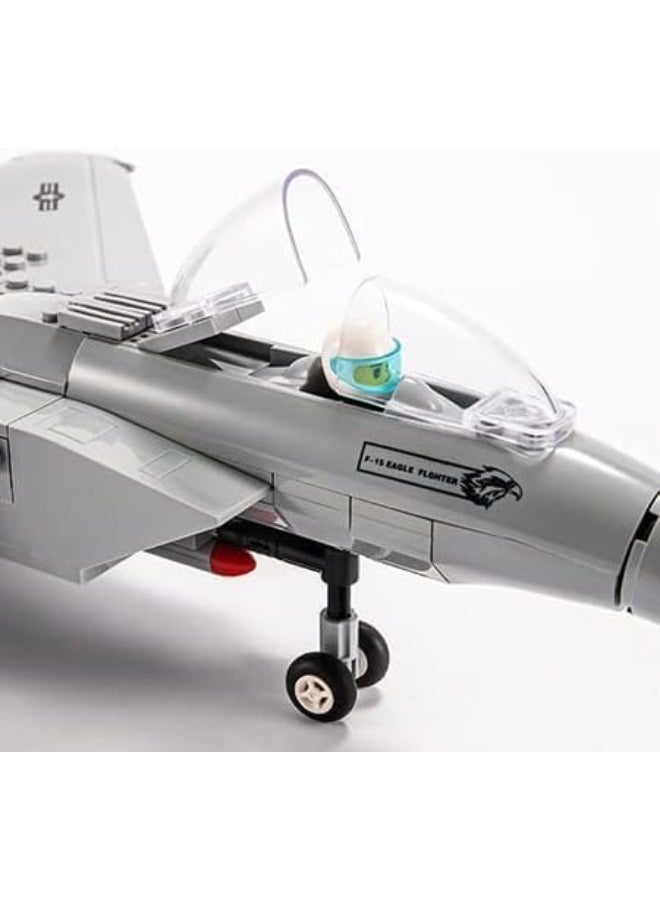 wange F-15 Eagle Fighter Building Blocks Set 4004 (Age 6+, 223 Pieces) - Image 5