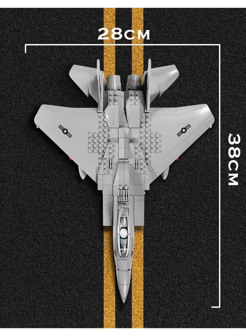 wange F-15 Eagle Fighter Building Blocks Set 4004 (Age 6+, 223 Pieces) - Image 3