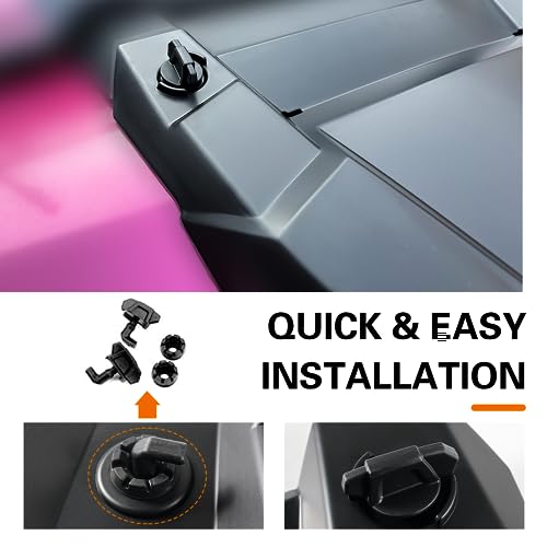 CPOWACE Turbo Hood for RZR XP 1000 14-18, Black Air Intake Vent Compatible with Polaris RZR XP Trail S 900 1000 S 2014-2018 Accessories Replace #2881467 - Image 2