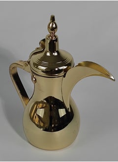 HTH Classic Arabic Coffee Dallah Pot Rustproof Premium Stainless Steel Teapot Mirror Finish Coffee Kettle Easy Pour Spout Tea Kettle with Attached Lid and Ergonomic Handle Dishwasher Safe Teapot for Office Home 12/18/26/32/48 Oz  - Image 4