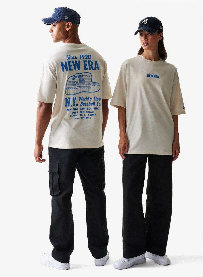 NEW ERA Graphic Bp Oversized T-Shirt - Image 1