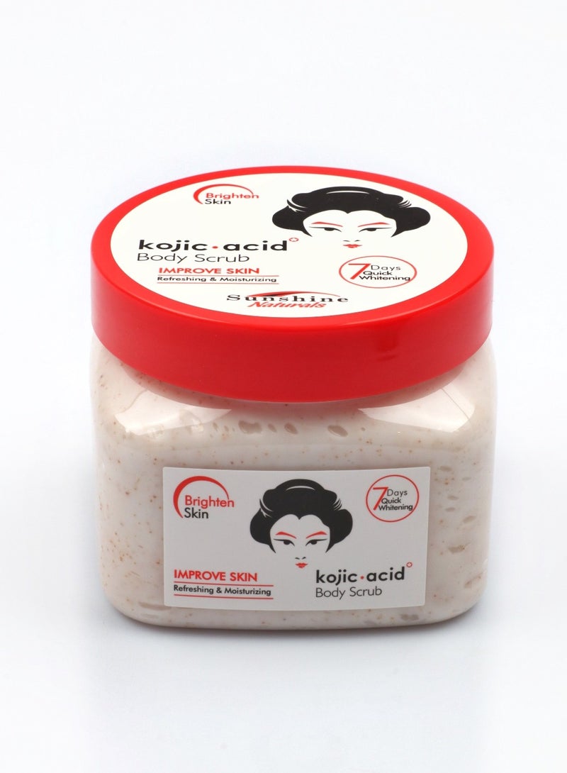Lightening scrub with kojic acid 500g 7Days Quick Whitening