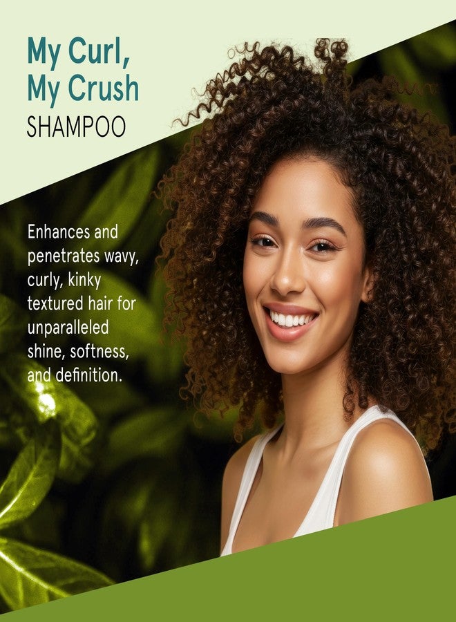 INOAR Meu Cacho Meu Crush Shampoo with Plant-Based Collagen & Vitamin E for Curly Hair Hydration & Definition, 16.9 fl.oz - Image 2