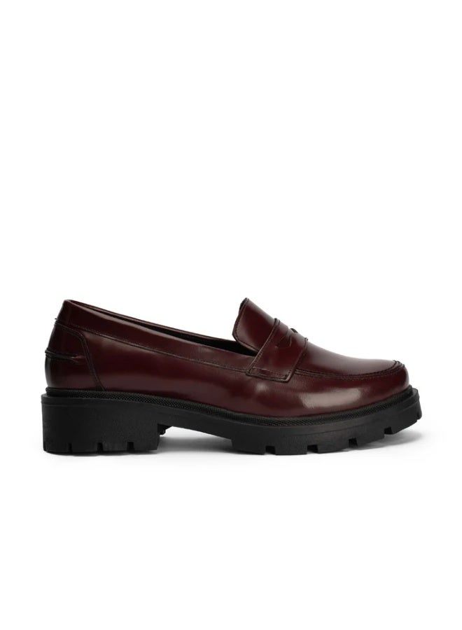 بريو صندل بريو النسائي ذو النعل السميك - عنابي - Image 3