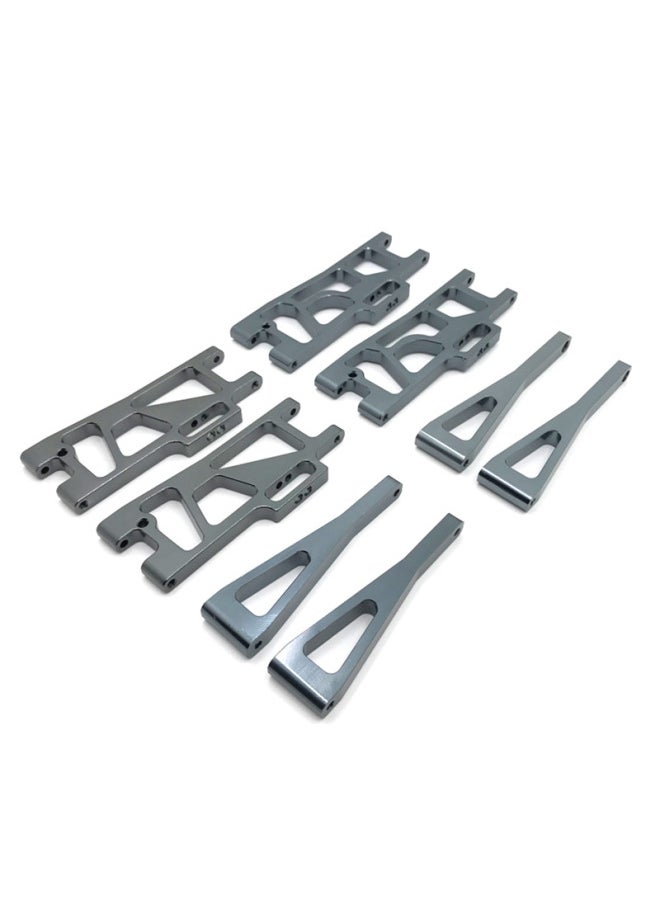Weili 104009 12401 12404 12409 Remote Control Car Parts Metal Upgrade Front And Rear Swing Arm-Colour:Titanium Color-Proportion:1:12  - Image 1