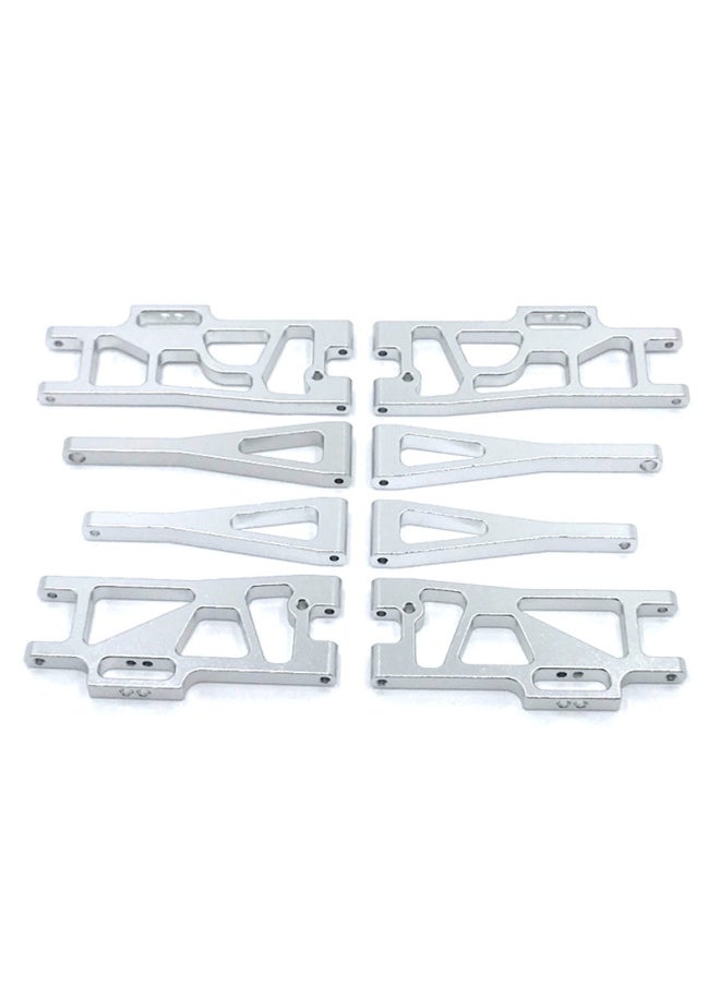 Weili 104009 12401 12404 12409 Remote Control Car Parts Metal Upgrade Front And Rear Swing Arm-Colour:Titanium Color-Proportion:1:12  - Image 5