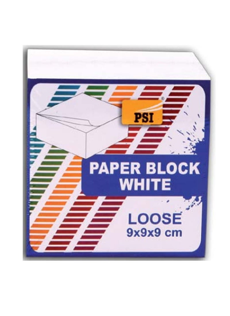 Psi - 4-Piece Loose Memo Paper Block White Sheets - Image 1