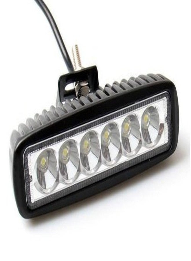 A2D 6000k 6LED Super Bright Cree LED Bike AUX Lights White Set of 2 For Hero Splendor Pro Classic - Image 3