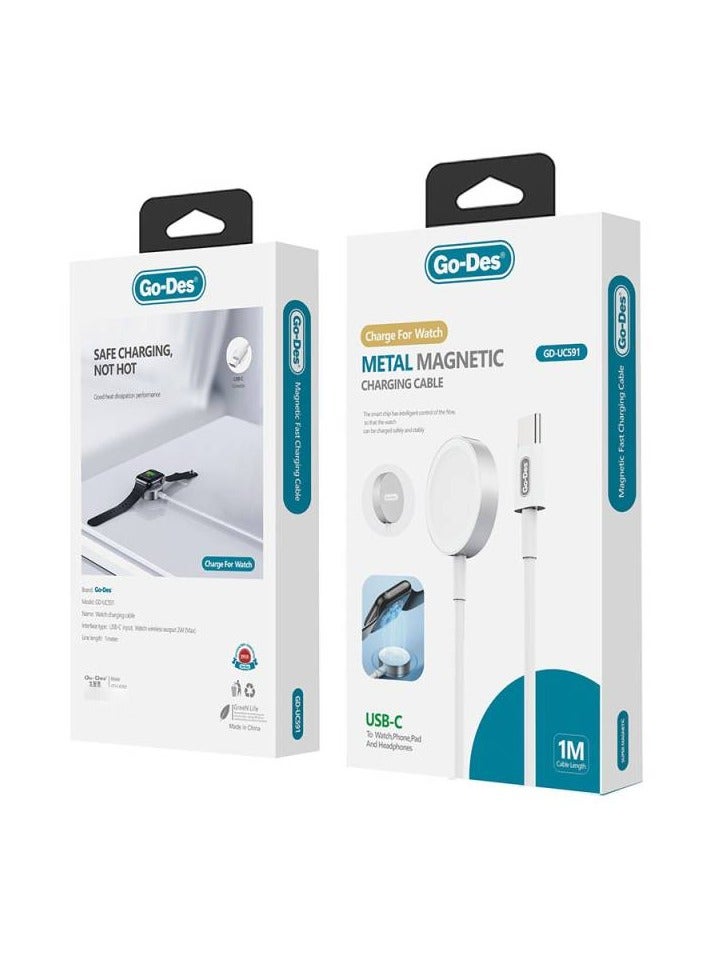 GO-DES Universal Fast Charging Cable for Apple Smart Watch Generation 1 to 6  - Image 5