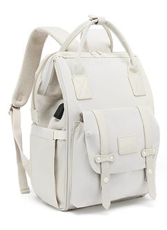 Diaper Bag Backpack,Large Capacity Baby Diaper Bag,Multi Function Waterproof Diaper Changing Bag with USB Charge Port,Portable Mom Bag,Baby Essentials Travel Tote for Newborn Mother/Father