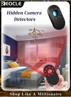 REOCLE Hidden Camera Detectors with LED Light Small Portable Camera Finder for Anti-Sneak Photo & Anti-Monitoring in the Hotel & Bathroom  - Image 1