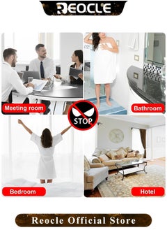 REOCLE Hidden Camera Detectors with LED Light Small Portable Camera Finder for Anti-Sneak Photo & Anti-Monitoring in the Hotel & Bathroom  - Image 5