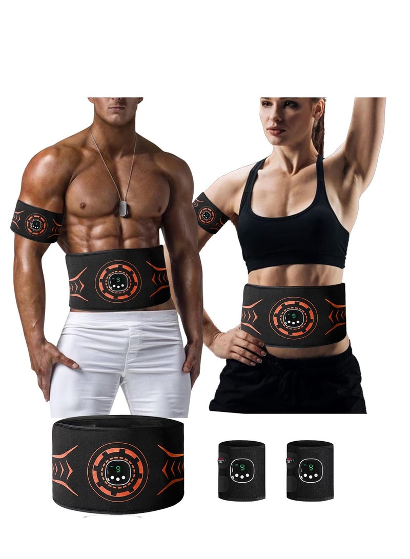 ABS Abdominal Toning Trainer, ABS Stimulator, Ab Machine, Abdominal Toning Belt Muscle Toner Fitness Training Equipment, Ab Sport Exercise Wireless Home Fitness Equipment