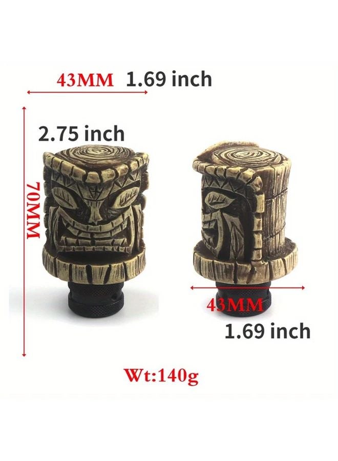 Universal Manual Gear Shift Resin Head 2 76 Inch Adjustable Speed Control - Image 2