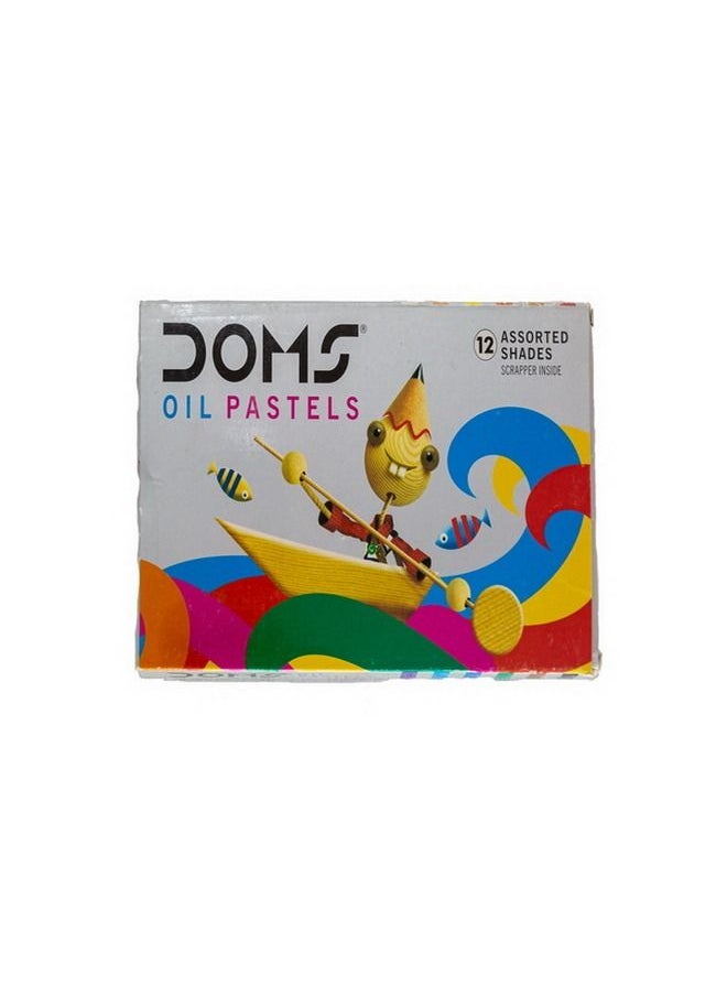 دومس زيت الباستيل DOMS 12 لون 
