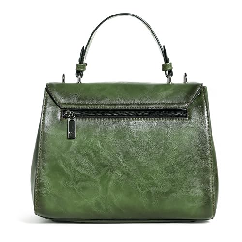 EXOTIC Premium® Vintage Embossed Floral Flap Design Sling Bag For Women (GREEN) - Image 5