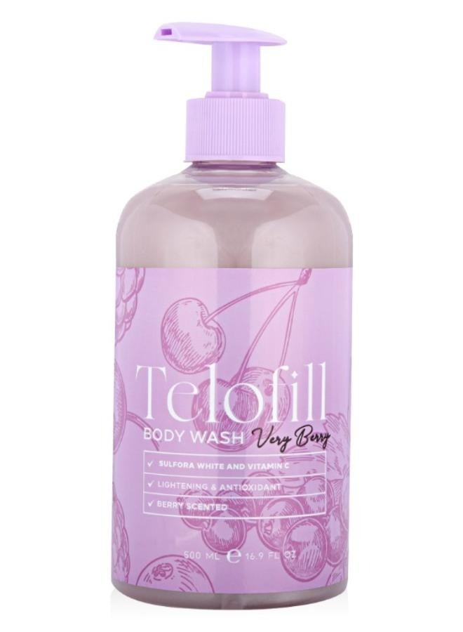 Telofill Body Wash Very Berry 500 ML - Image 1