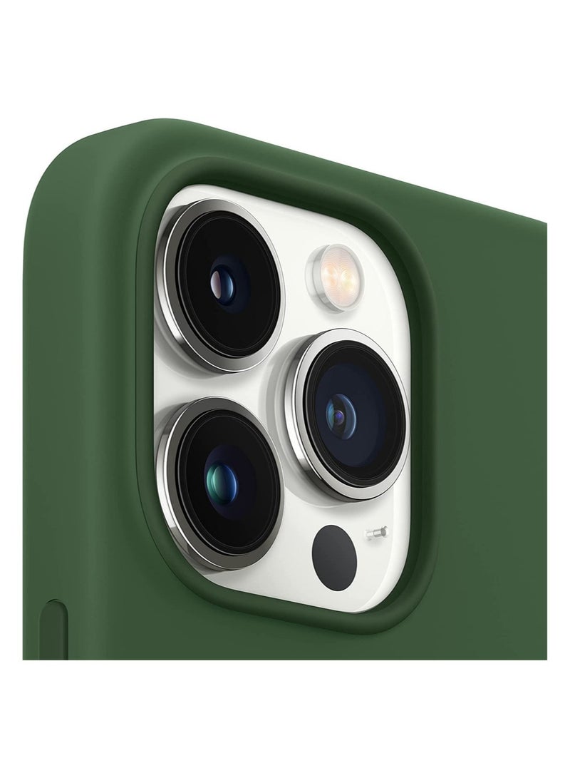 ELTRAZONE غطاء حماية سيليكون متوافق مع آيفون 14 برو غلاف مطاطي سائل ناعم مضاد للصدمات مضاد للخدوش مضاد لبصمات الأصابع غلاف رفيع لآيفون (لآيفون 14 برو) - Image 4