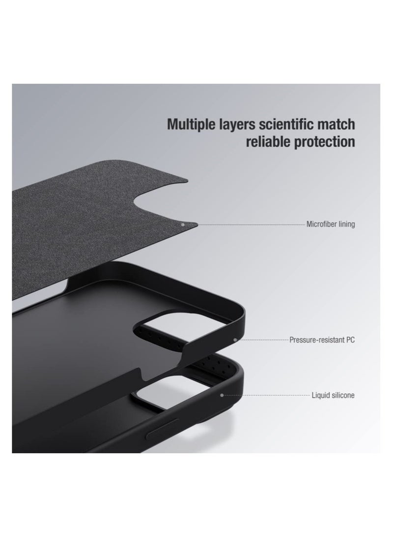 ELTRAZONE غطاء حماية سيليكون متوافق مع آيفون 14 برو غلاف مطاطي سائل ناعم مضاد للصدمات مضاد للخدوش مضاد لبصمات الأصابع غلاف رفيع لآيفون (لآيفون 14 برو) - Image 3