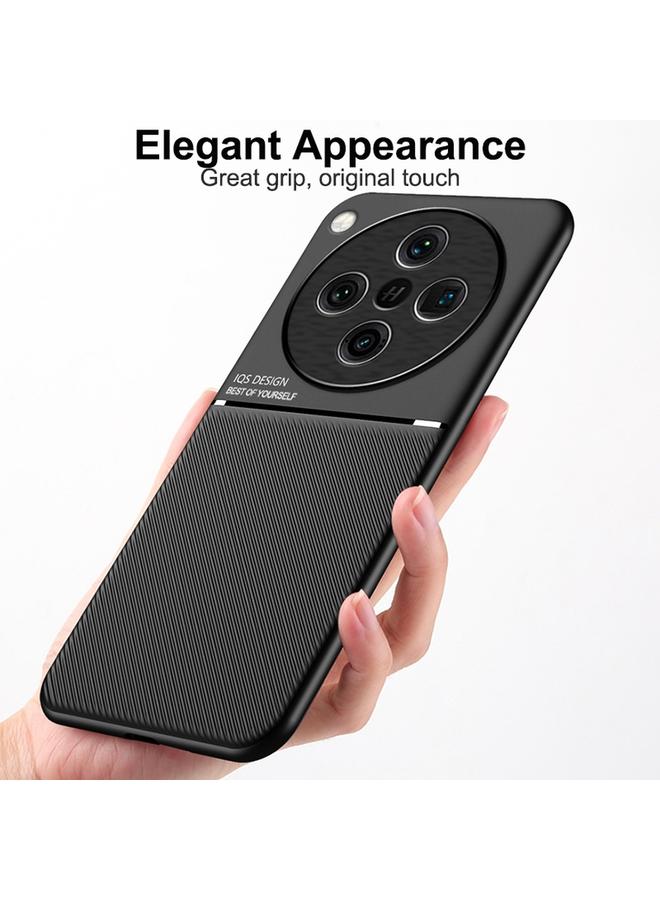 S-TOP Case For OPPO Find X8 Pro Classic Tilt Strip Grain Magnetic PC Hybrid TPU Phone Case - Image 2