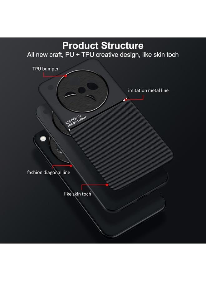 S-TOP Case For OPPO Find X8 Pro Classic Tilt Strip Grain Magnetic PC Hybrid TPU Phone Case - Image 4