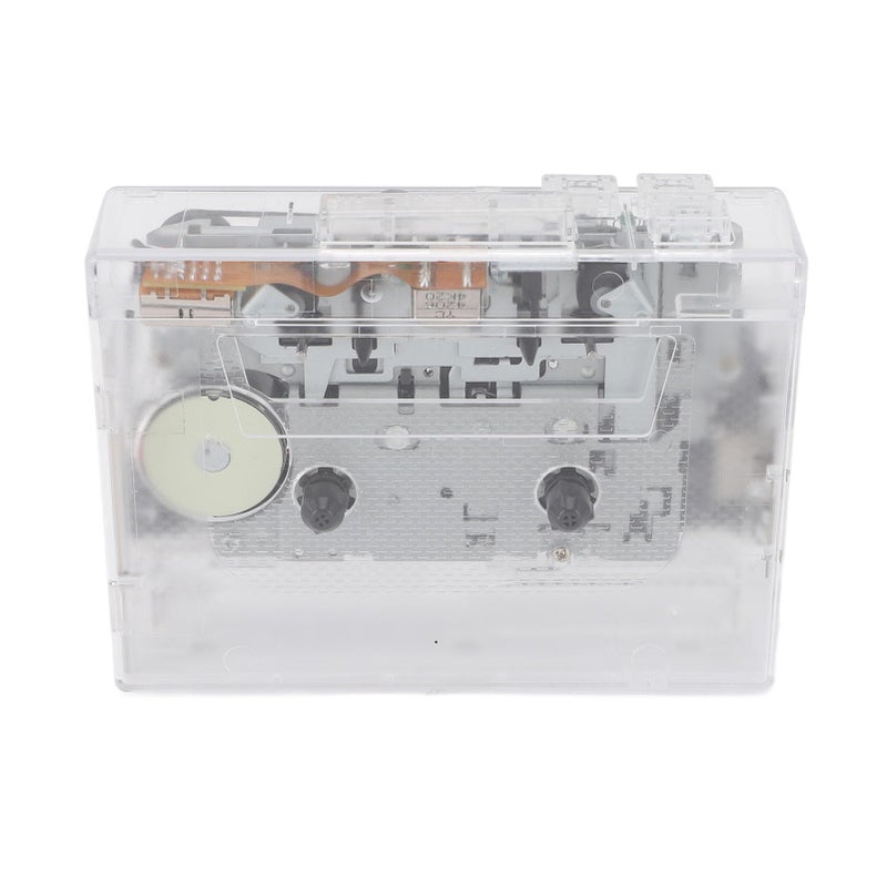 مشغل كاسيت محمول مع بلوتوث وراديو FM ومحول MP3 ومقبس سماعات الرأس - Image 4